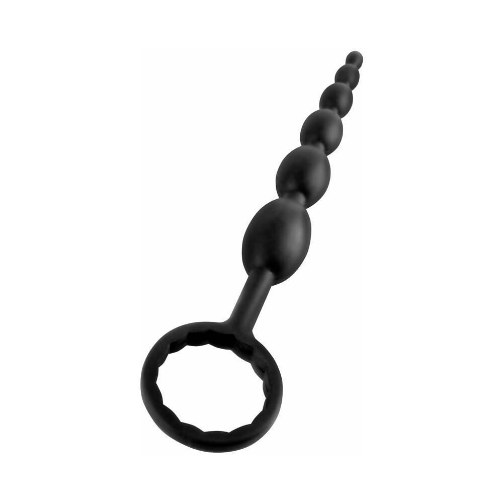 Pipedream Anal Fantasy Collection Silicone First-Time Fun Beads Black2