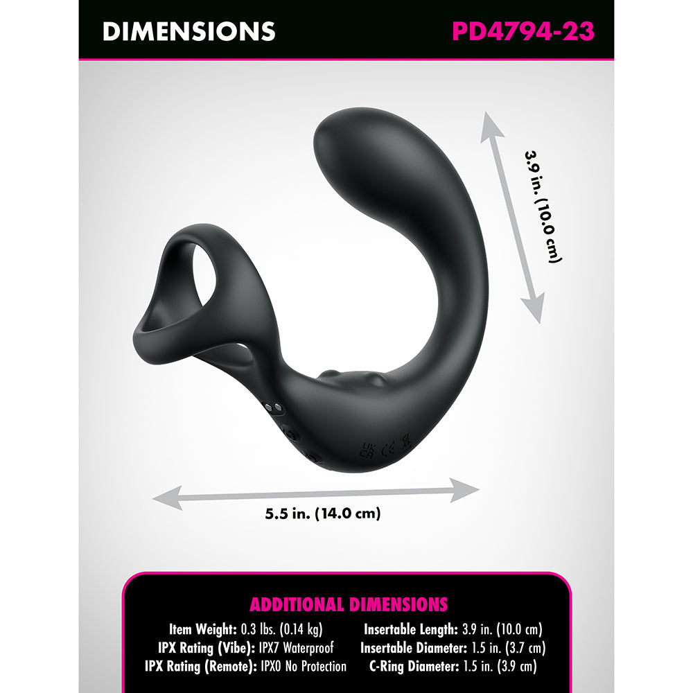 Pipedream Anal Fantasy Elite Ass-gasm Taint-Alizer Black4