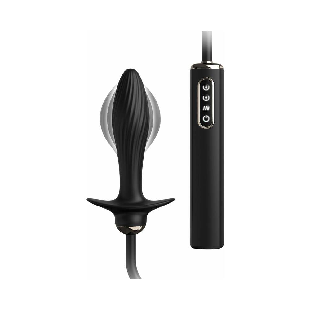 Pipedream Anal Fantasy Elite Collection Auto-Throb Inflatable Vibrating Plug Black3