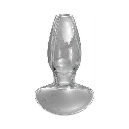Pipedream Anal Fantasy Elite Collection Beginner's Anal Gaper Glass Tunnel Plug Clear1