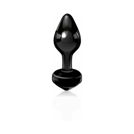 Pipedream Icicles No. 44 Glass Anal Plug 3.25 in. Black 1