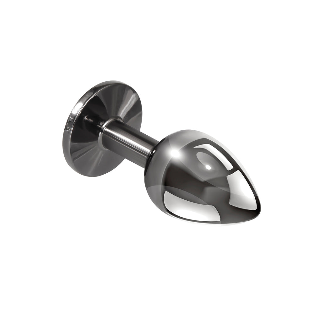 Playboy Pleasure 3 Ways 3-Piece Metal Anal Plug Set Hematite 4
