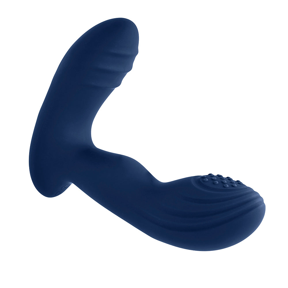 Playboy Pleasure Pleaser Warming Vibrating Prostate Massager Deep Ocean 5