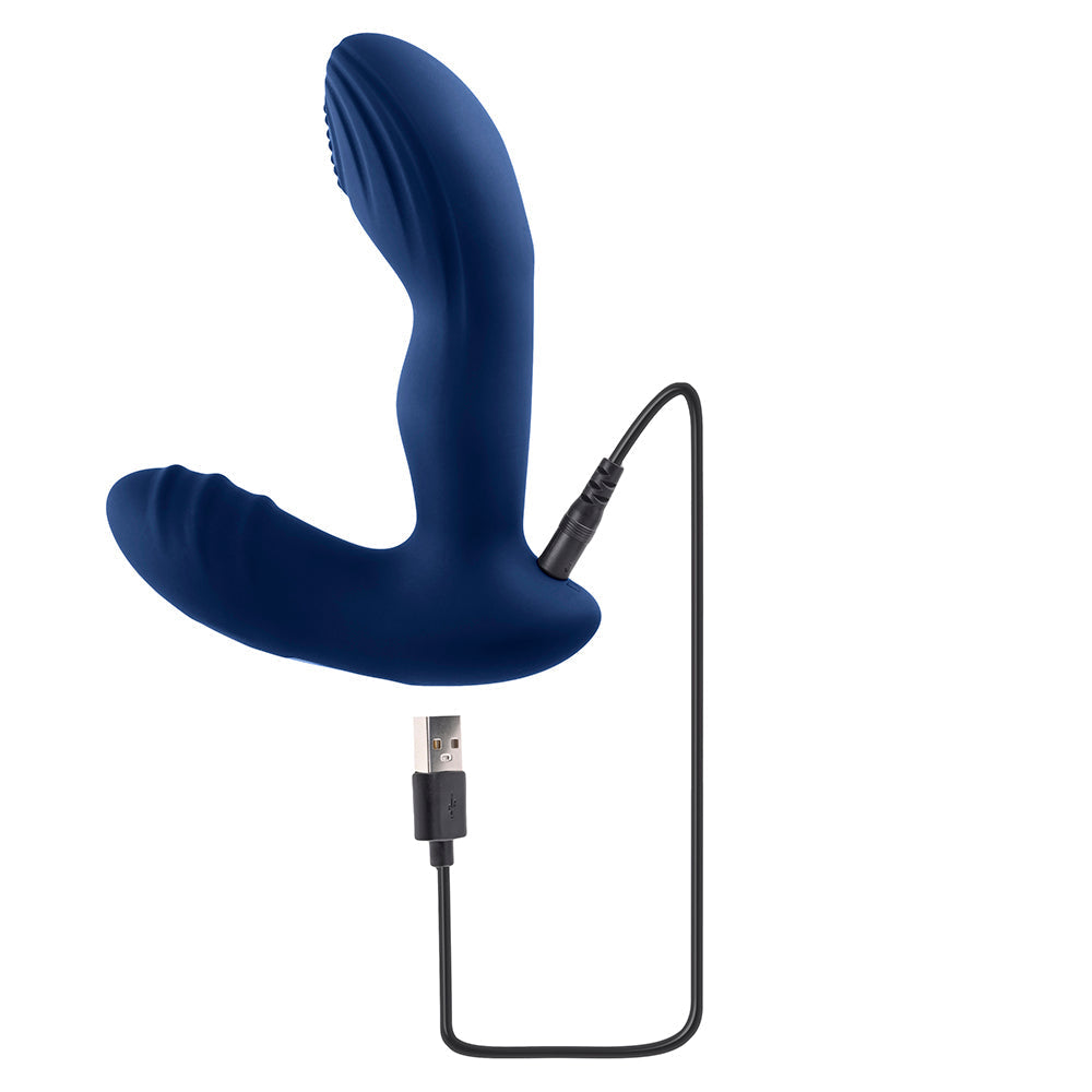 Playboy Pleasure Pleaser Warming Vibrating Prostate Massager Deep Ocean 6