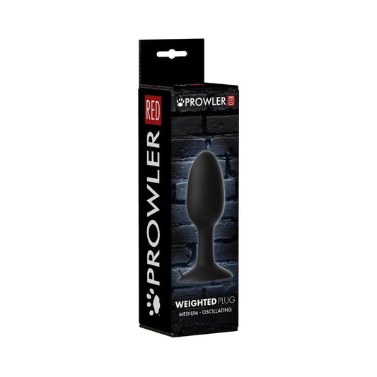 Prowler RED Weighted Butt Plug Black 1