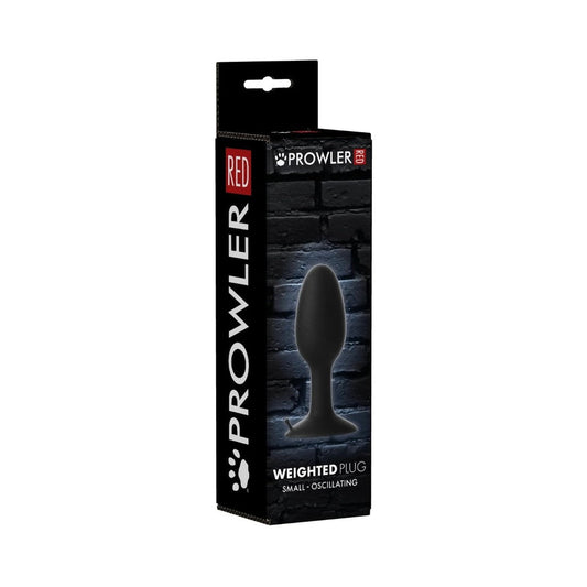 Prowler RED Weighted Butt Plug Black