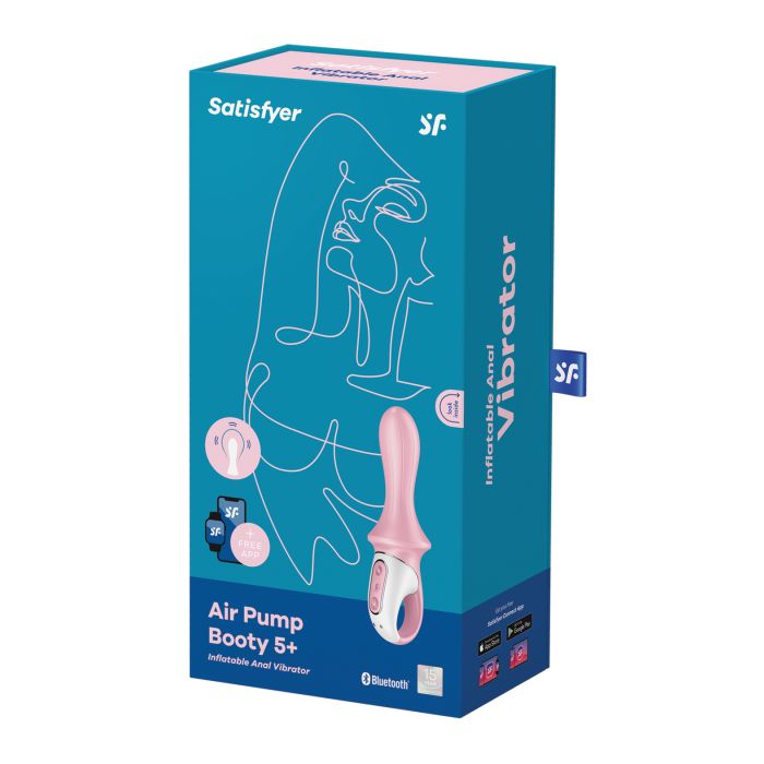 Satisfyer Air Pump Booty 5+ - Red 4
