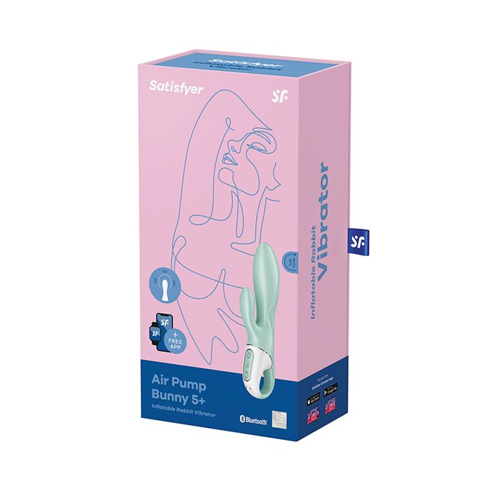 Satisfyer Air Pump Bunny 5+ - Mint 4