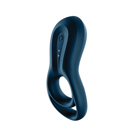 Satisfyer Epic Duo Ring Vibrator - Dark Blue