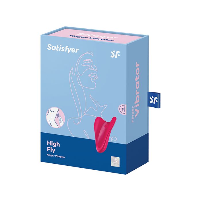 Satisfyer High Fly Finger Vibrator - Red 4