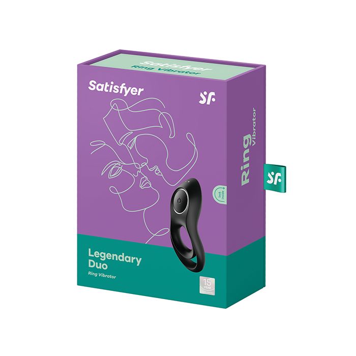 Satisfyer Legendary Duo Ring Vibrator - Black 4