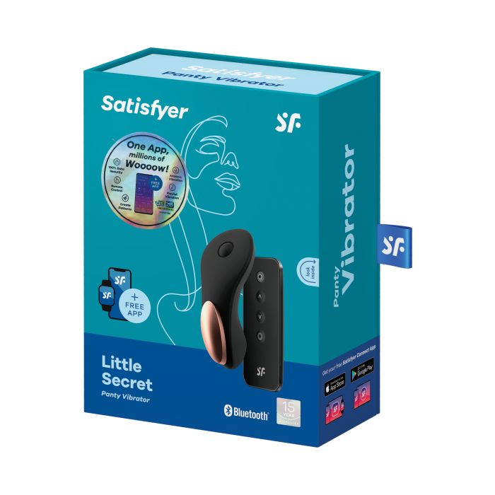 Satisfyer Little Secret Panty Vibrator - Black 4