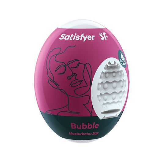 Satisfyer Masturbator Egg Bubble - Violet