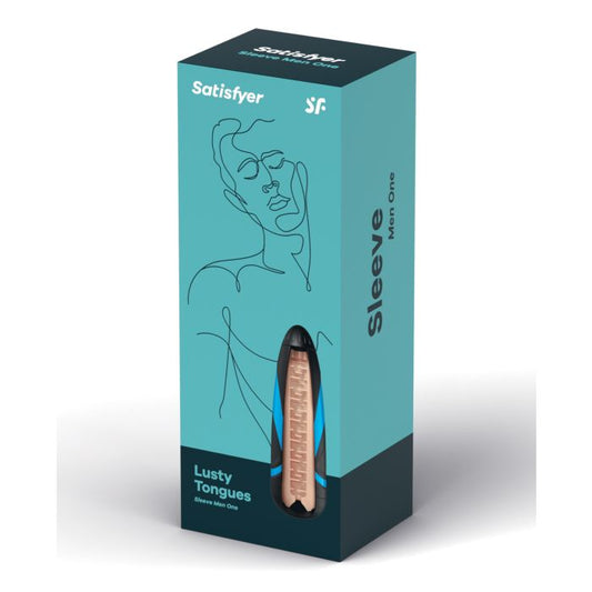 Satisfyer Men Sleeve Lusty Tongues 1