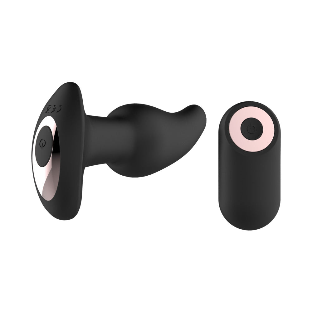 Shibari Gender Fluid Twirler Anal Vibe With Remote Silicone Black9