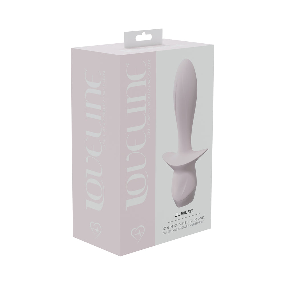 Shots LoveLine Jubilee 10 Speed Vibe Silicone Rechargeable Waterproof Pink
