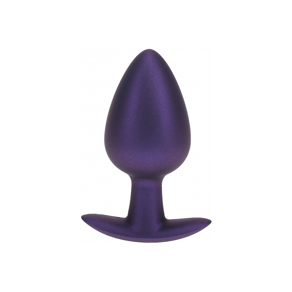 Shots Ouch! Smooth Silicone Anal Plug Large 3.5 in. 6