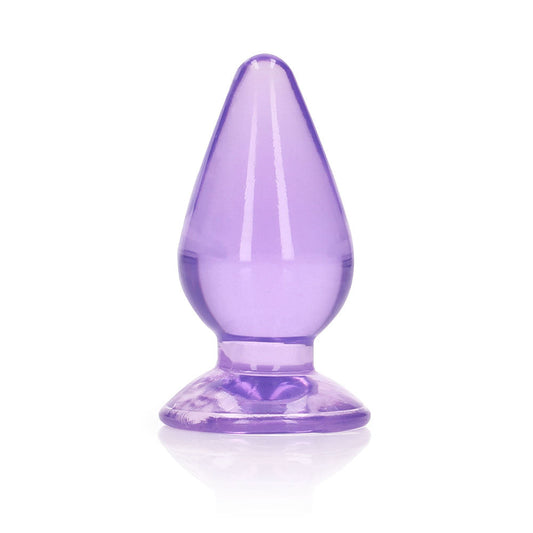 Shots RealRock Crystal Clear 3.5 in. Anal Plug 1