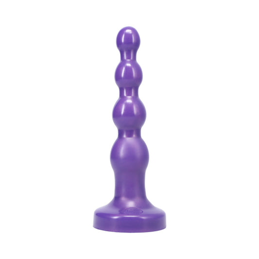 Tantus Ripple Large Beaded Anal Plug Midnight Purple 1