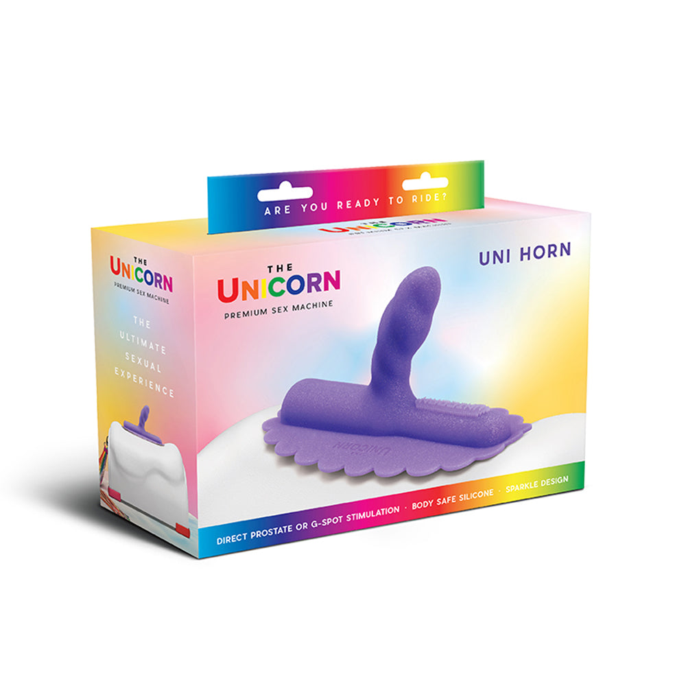 The Cowgirl Unicorn Uni Horn Twisted Textured Silicone Attachment