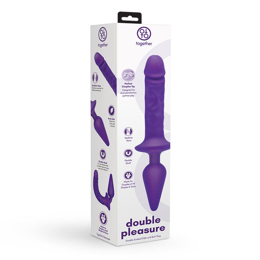 Together Toy Couples Double Pleasure Purple 1