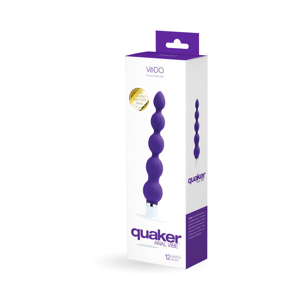 VeDO Quaker Anal Vibe Into You Indigo 4
