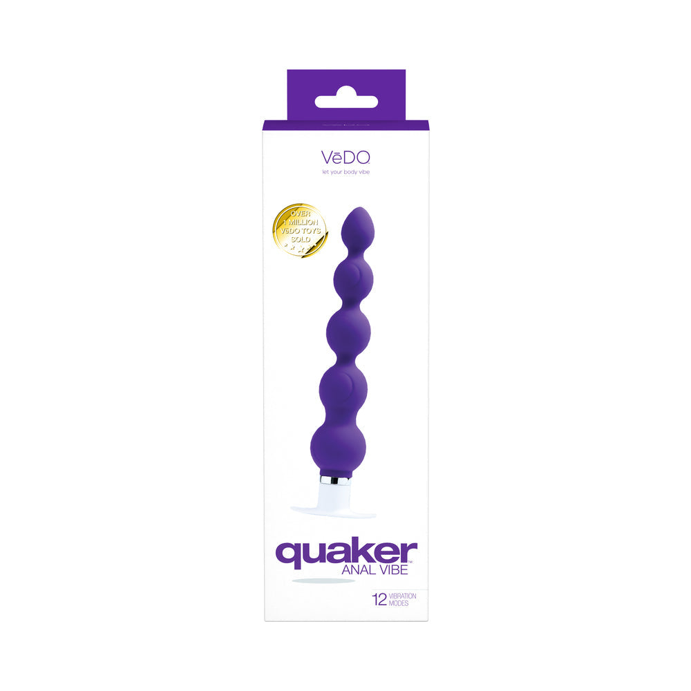 VeDO Quaker Anal Vibe Into You Indigo 5