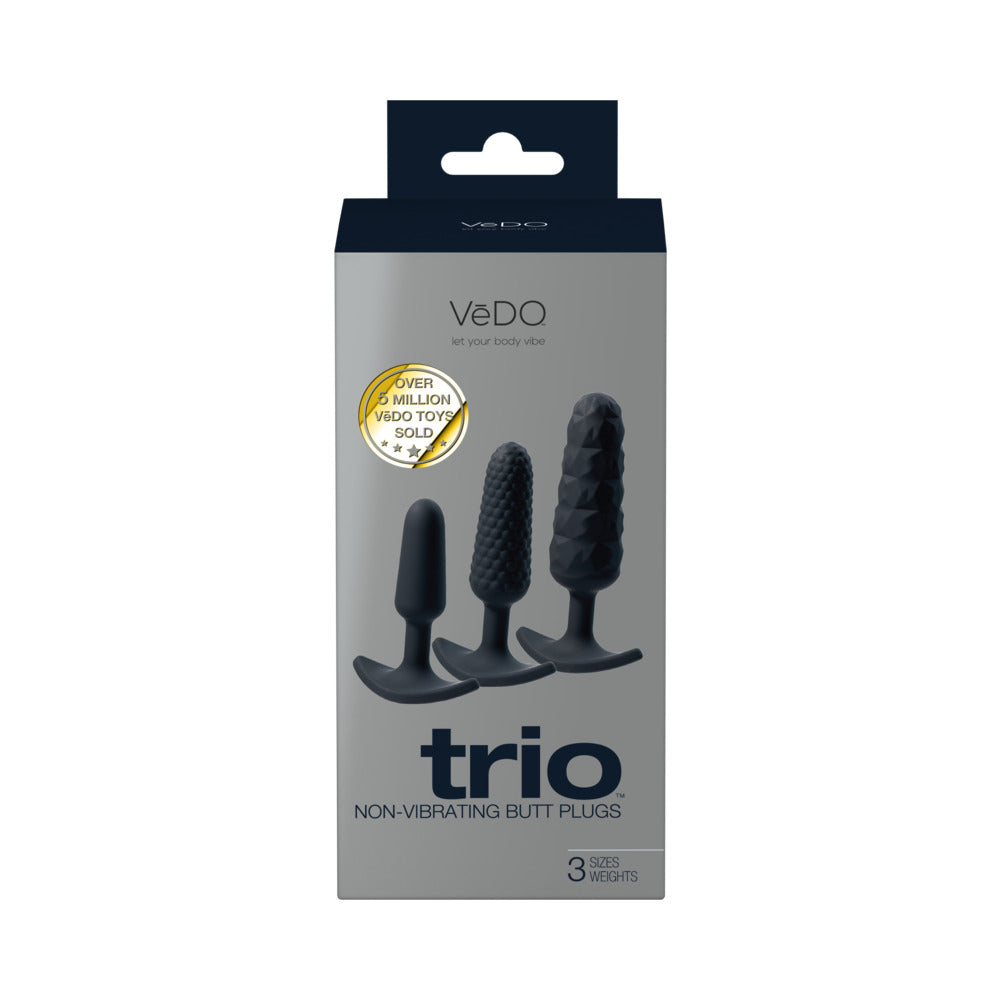 VeDO Trio Anal Plug Set Black 10