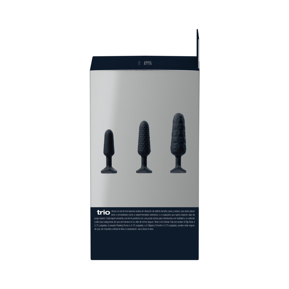 VeDO Trio Anal Plug Set Black 12