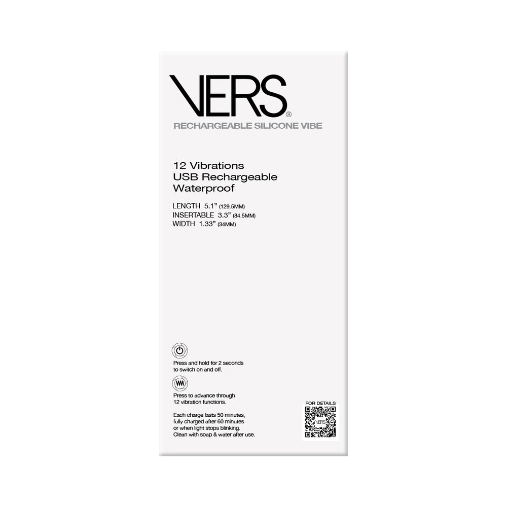 VERS Rechargeable Silicone P-spot Vibe 4