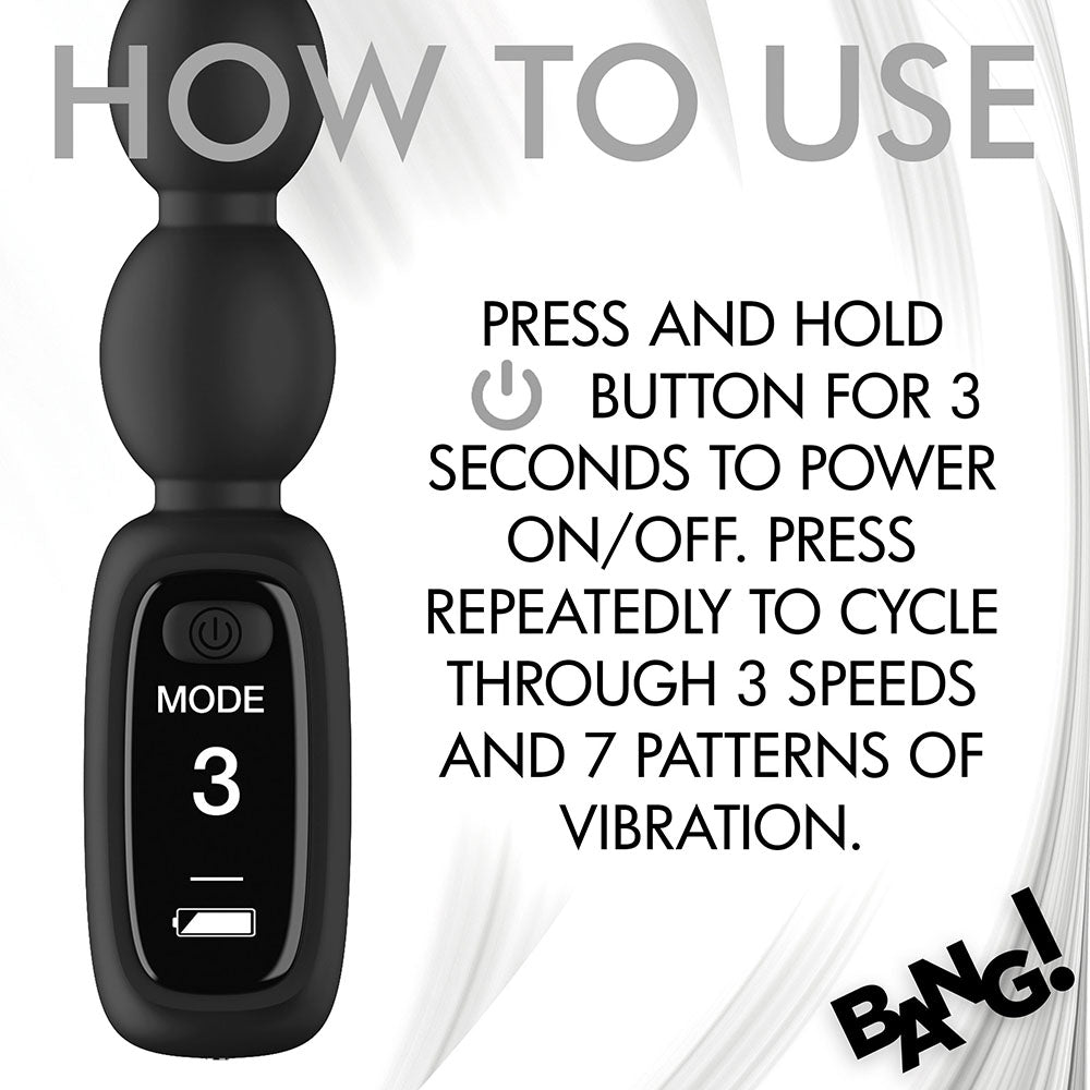 XR Brands BANG! Digital Silicone Anal Beads16