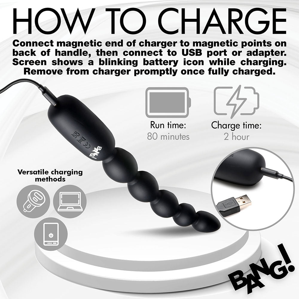 XR Brands BANG! Digital Silicone Anal Beads17