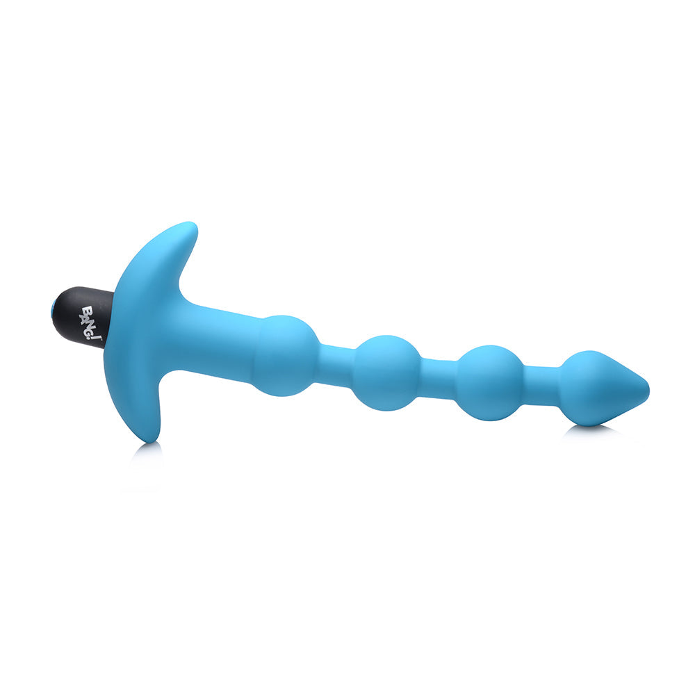 XR Brands BANG! Vibrating Silicone Anal Beads & Remote Control Blue5