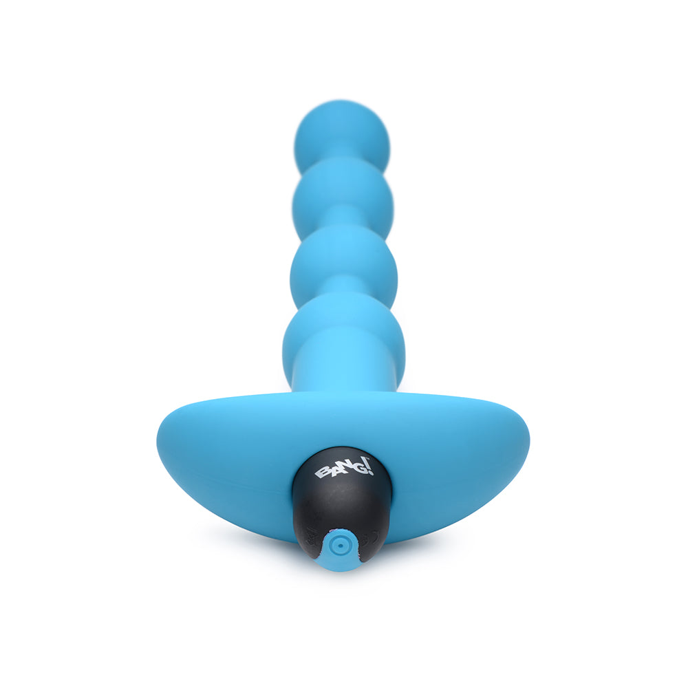 XR Brands BANG! Vibrating Silicone Anal Beads & Remote Control Blue6