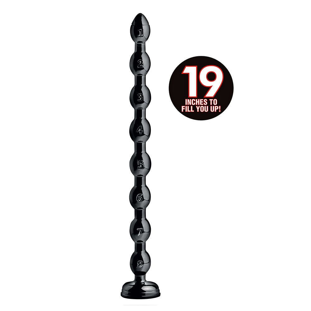 XR Brands Hosed 1.5 in. Beaded Hose 19 in. Long 7