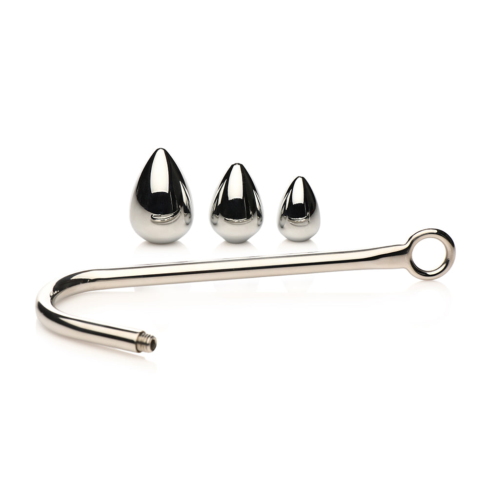 XR Brands Master Series Anal Hook Trainer Anal Hook with 3 Plugs 2