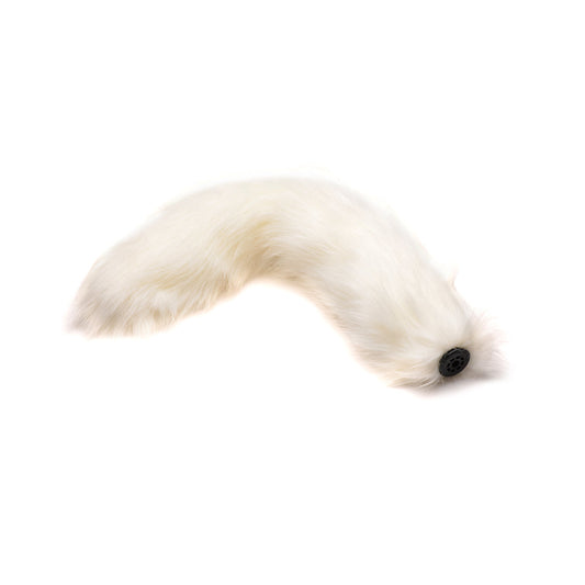 XR Brands Tailz Snap-On Interchangeable White Fox Tail (Plug not included) 1