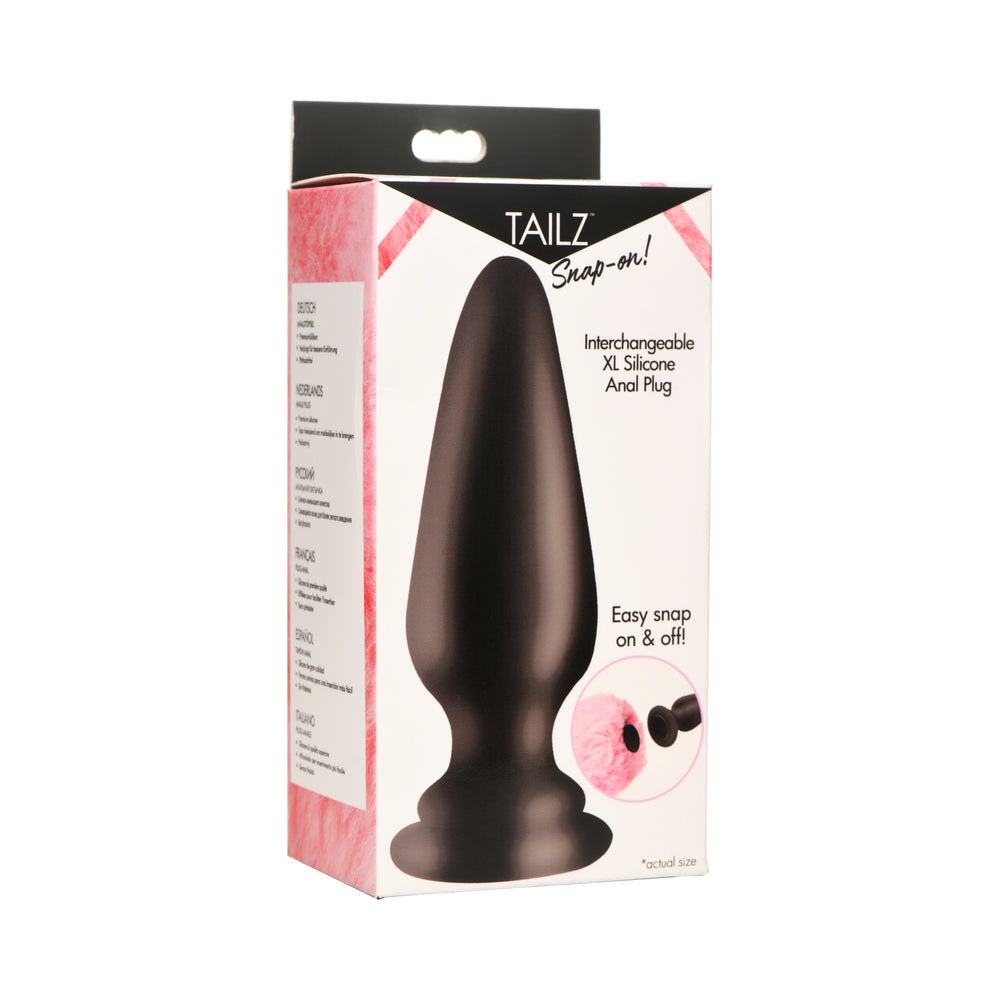 XR Brands Tailz Snap-On Interchangeable XL Silicone Anal Plug