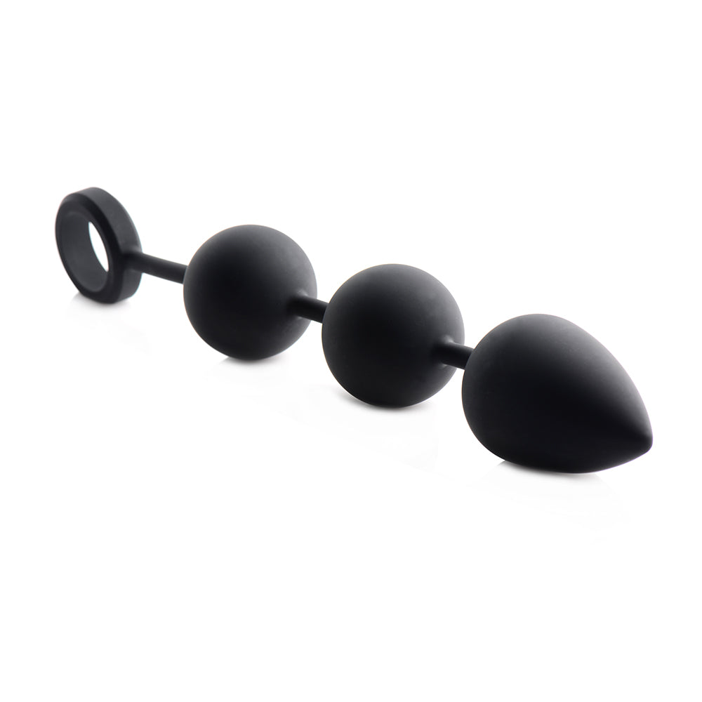 XR Brands Tom of Finland Large Silicone Weighted Anal Ball Plug 1