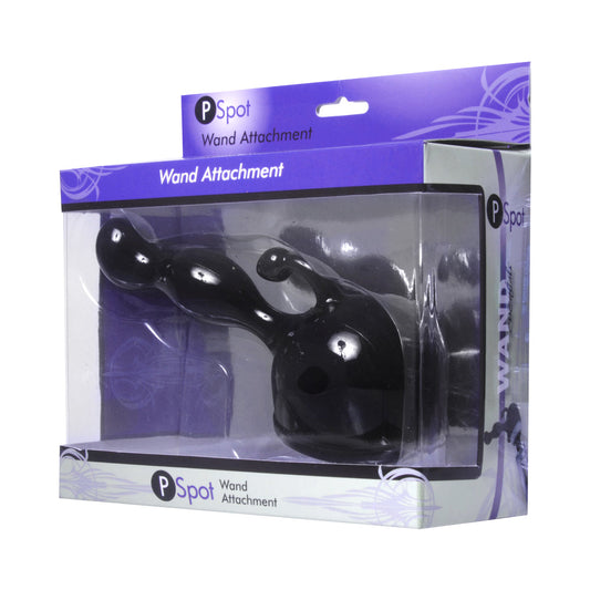 XR Brands Wand Essentials P-Spot Wand Attachment Black