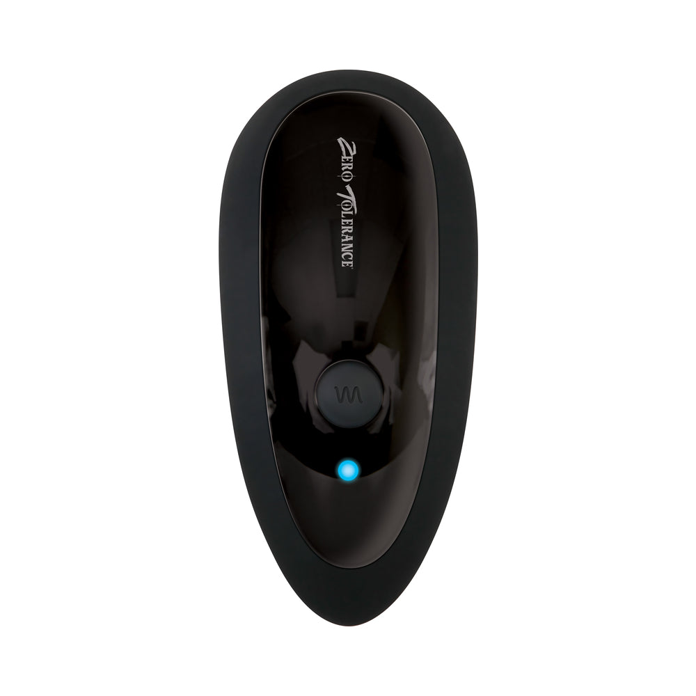 Zero Tolerance The Gentleman Rechargeable Vibrating Silicone Prostate Massager Black 7