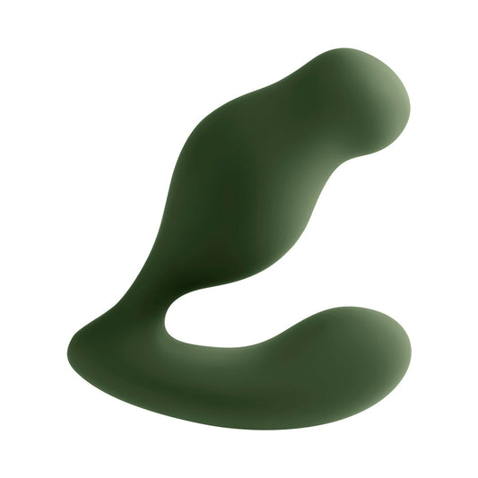 Zero Tolerance The Sergeant Rechargeable Vibrating Prostate Anal Vibe Silicone Green 1