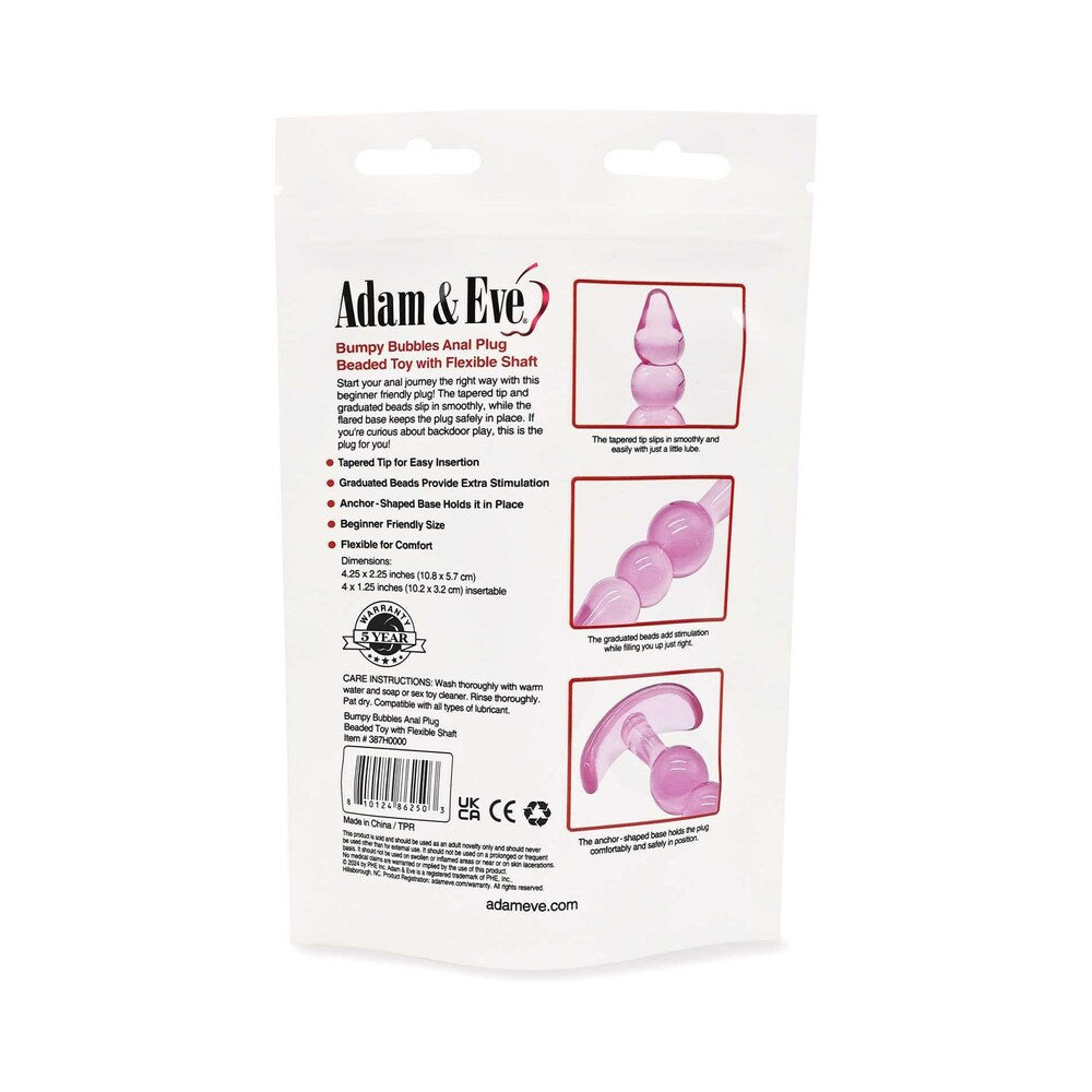 Adam & Eve Bumpy Bubbles Anal Plug (Bag Packaging)4