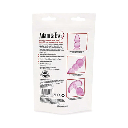 Adam & Eve Bumpy Bubbles Anal Plug (Bag Packaging)4