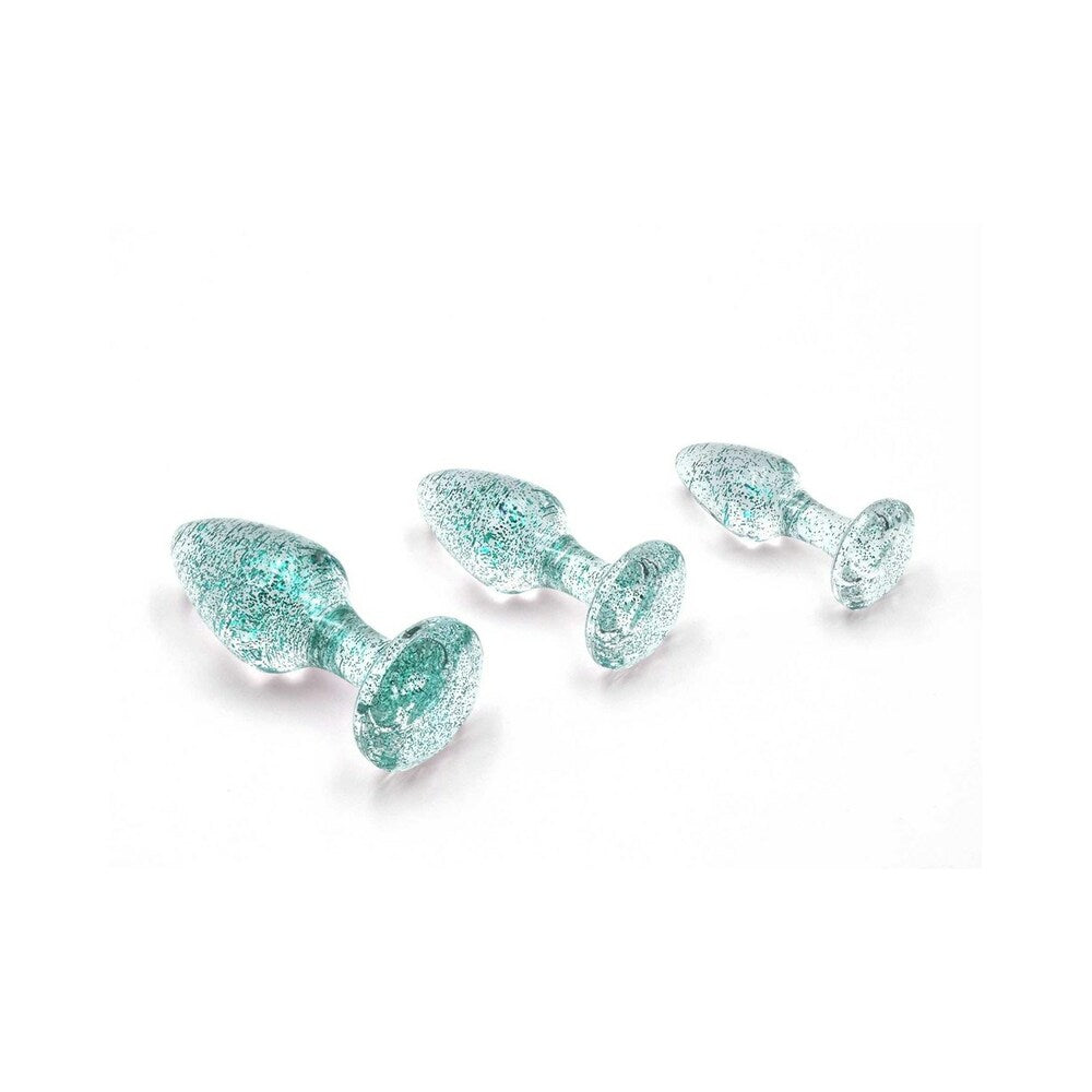 Adam & Eve Glitter Gem Butt Plug Set4