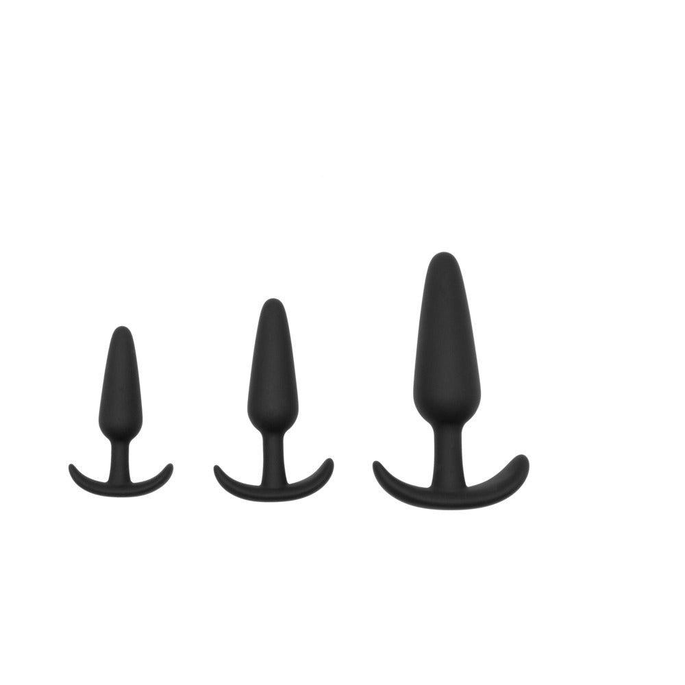 Adam & Eve Naughty Silicone Trainer Kit Black (Bag Packaging)1