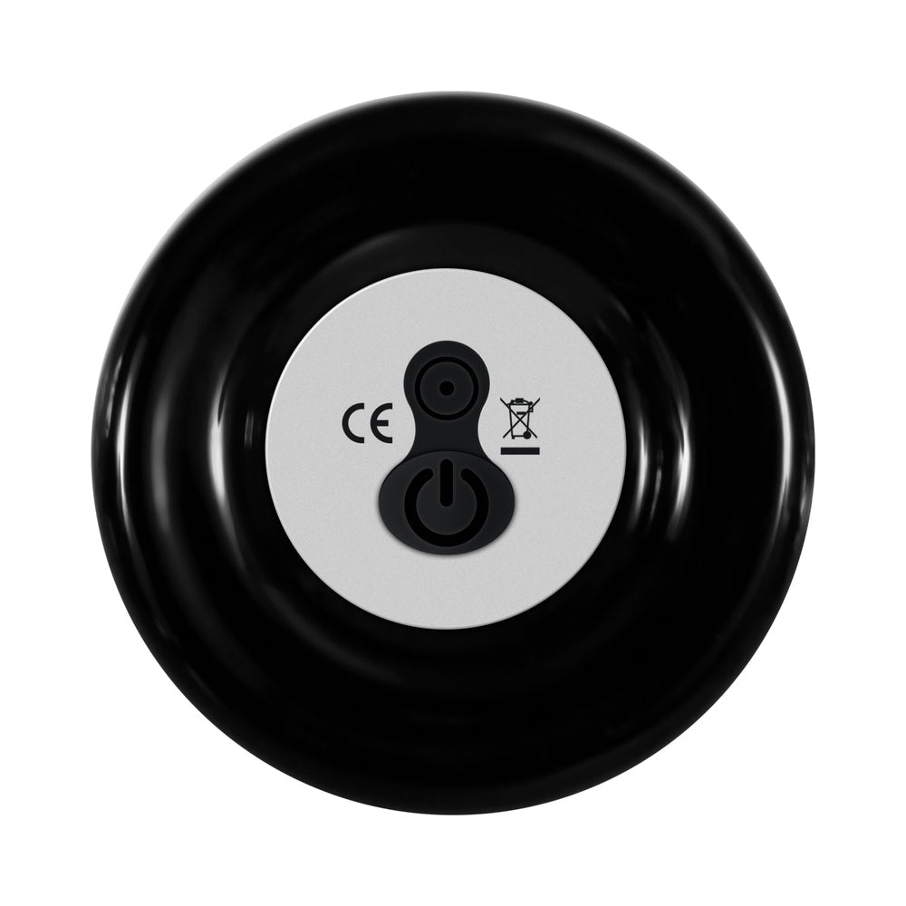 Adam & Eve Rear Rocker Rechargeable Vibrating Glass Anal Plug Black2