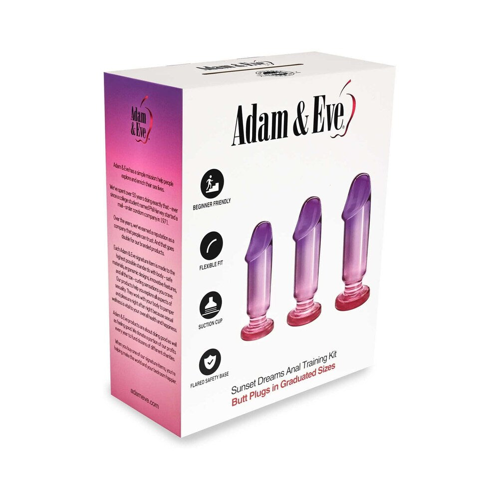 Adam & Eve Sunset Dreams Anal Plug Training Kit5