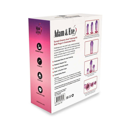 Adam & Eve Sunset Dreams Anal Plug Training Kit6