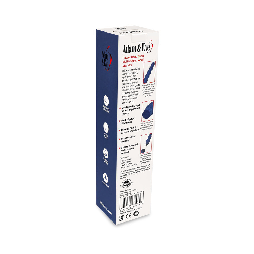 Adam & Eve Vibrating Power Bead Stick - Box7